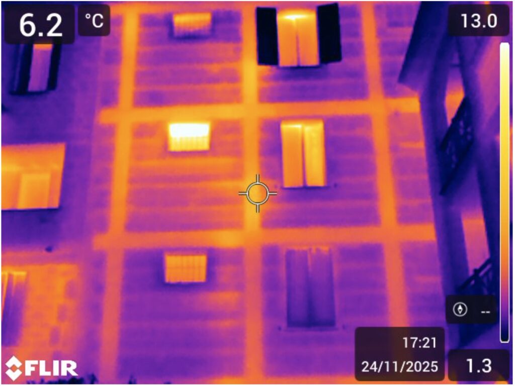 Dispersione termiche struttura portante edificio