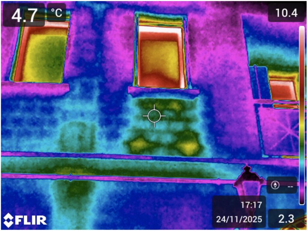 Dispersioni termiche di vano sotto finestra e della struttura portante dell’edificio