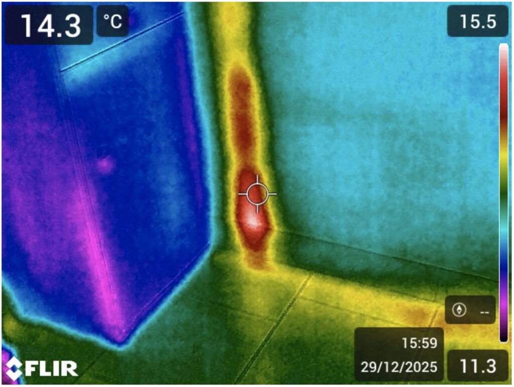 Ricerca posizione e andamento di un tubo di scarico acqua